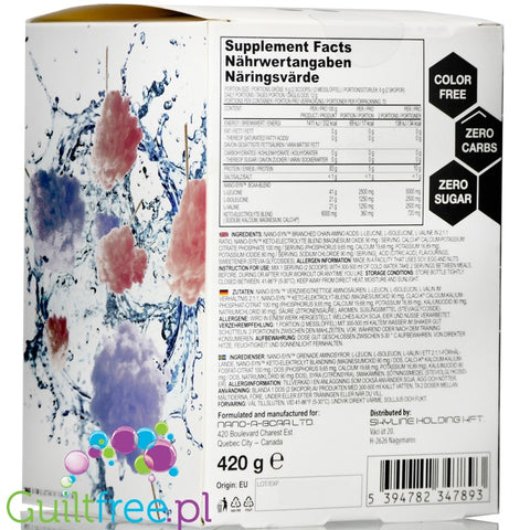 A Nano Supps BCAA 420g Cotton Candy Cloud