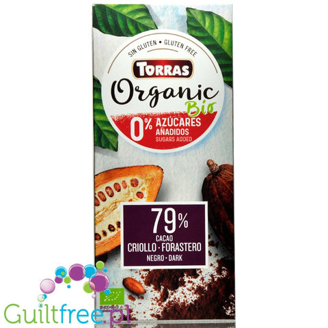 Torras Zero sugar free dark chocolate 85% cocoa