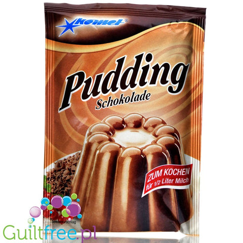 Komet, sugar free and sweeteners free Chocolate pudding