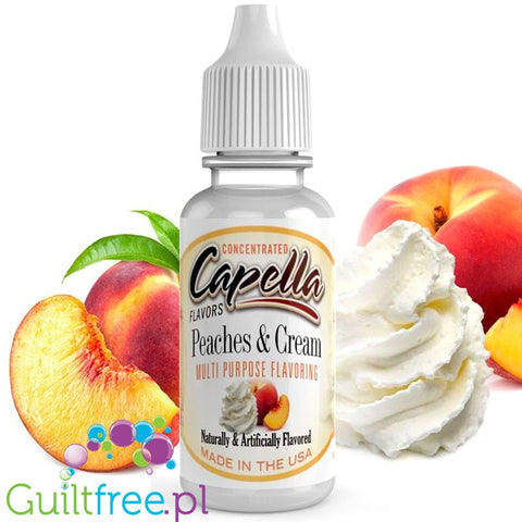 Capella Peaches & Cream concentrated lliquid flavor