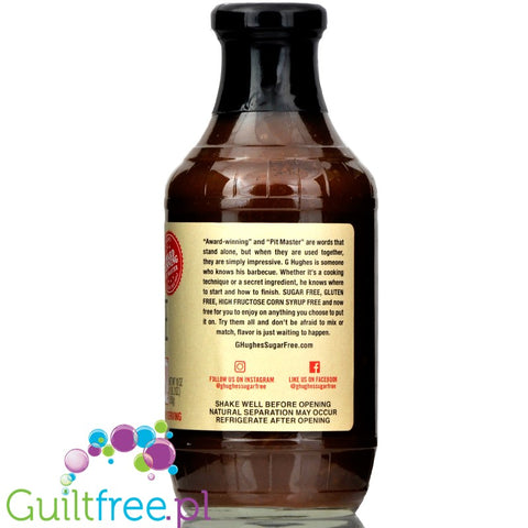 G. Hughes sugar free BBQ sauce Sweet & Spicy