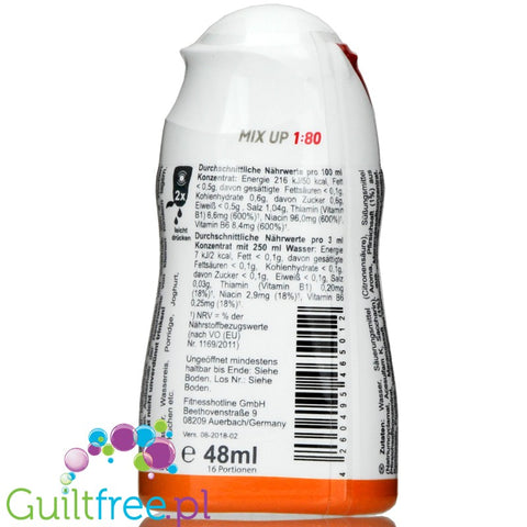 Vital Drink Peach & Passionfruit concentrated water flavor enhancer