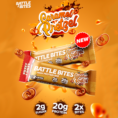 Battle Bites Sweet & Salty Caramel protein bar