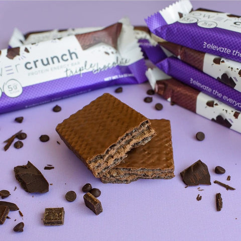 Power Crunch BNRG Triple Chocolate Stevia sweetend protein waffer