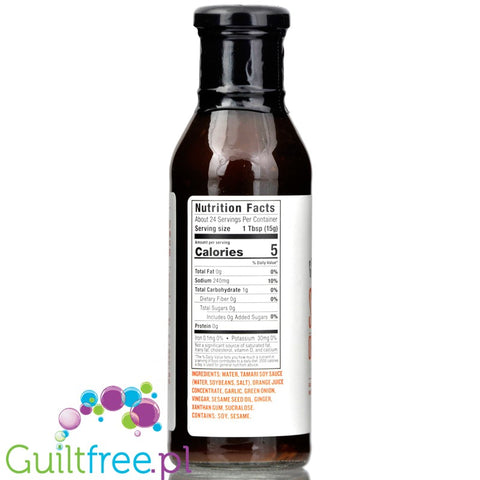 G. Hughes Smokehouse Sugar Free Marinade, Orange Ginger