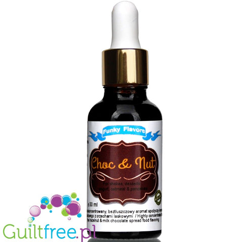 Funky Flavors Choc 'n Nut 30ml flavor for shakes, desserts, yoghurt, ice cream & pancakes