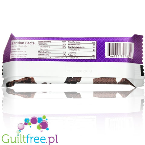 Power Crunch BNRG Triple Chocolate Stevia sweetend protein waffer