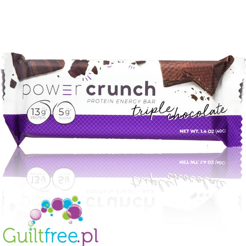 Power Crunch BNRG Triple Chocolate Stevia sweetend protein waffer