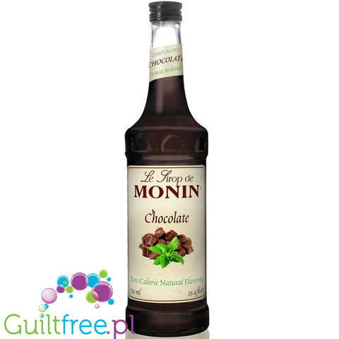 Monin Zero Calorie Natural Flavoring, Chocolate syrup