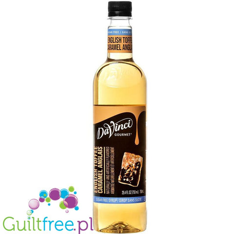 DaVinci Gourme Sugar Free English Toffee Syrup