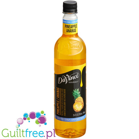 DaVinci Gourme Sugar Free Pineapple Flavor Syrup