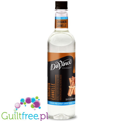 DaVinci Gourme Sugar Free Cinnamon Flavor Syrup 