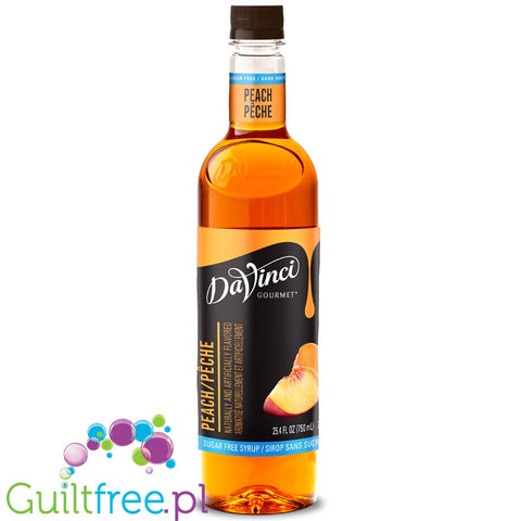 DaVinci Gourme Sugar Free Peach Flavor Syrup 