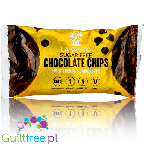 Lakanto, Sugar Free, Monkfruit Sweetened Chocolate Chips
