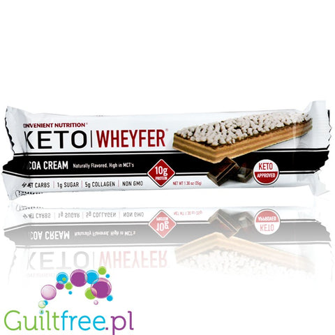 Convenient Nutrition, Keto Wheyfer Bar, Cocoa Cream