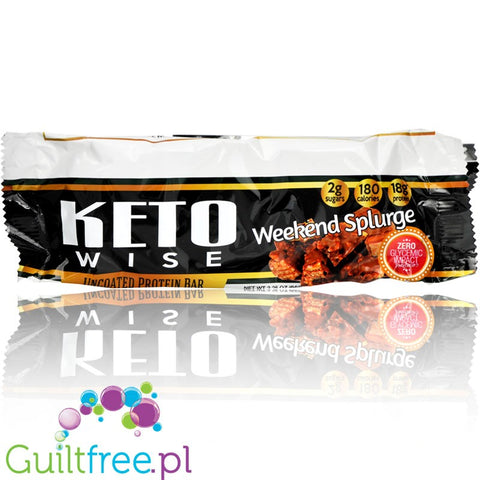 Healthsmart Keto Wise Uncoated Bar, Weekend Splurge