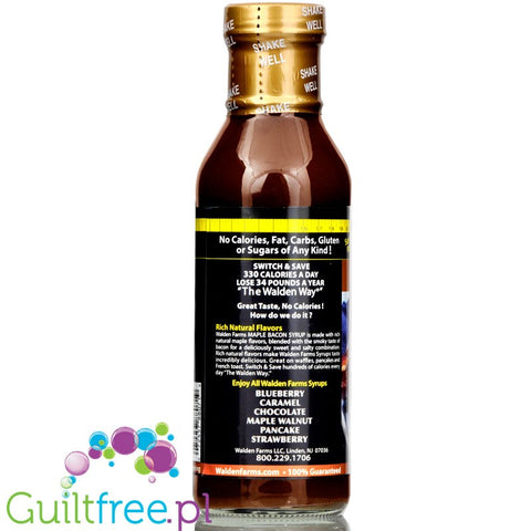 Walden Farms Maple-Bacon Syrup zero calories