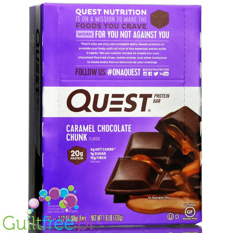 Quest Bar Caramel Chocolate Chunk