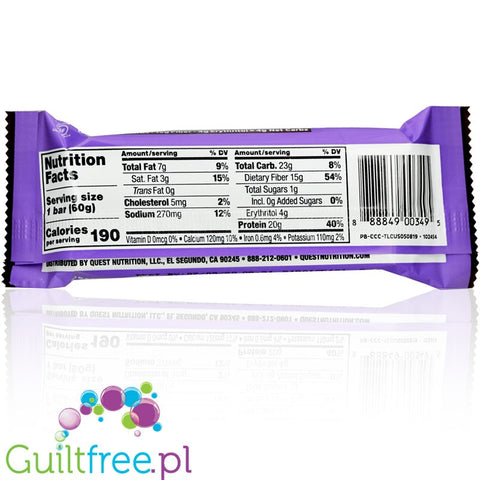 Quest Bar Caramel Chocolate Chunk