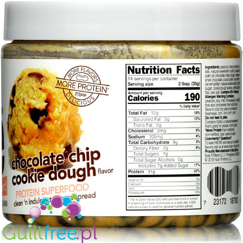 Nuts 'N More Cookie Dough Peanut Butter with Whey Protein