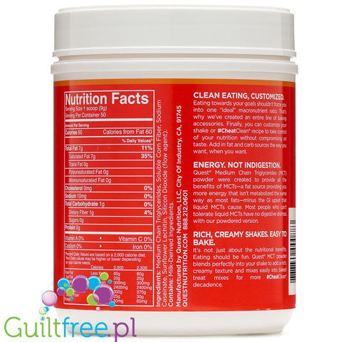 Quest Nutrition MCT Oil Powder - Medium-chain triglyceride powder