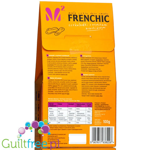 Frenchic Peanut no added sugar  chocolate candies