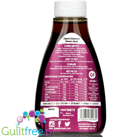 Skinny Food Maple Cinnamon zero calorie syrup