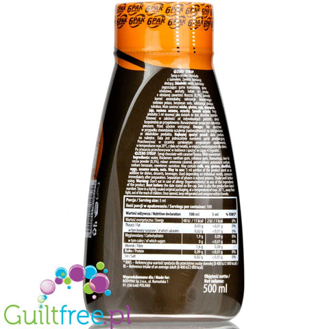 6Pak Nutrition Zero Sauce Chocolate & Caramel