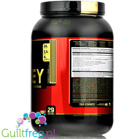 Optimum Nutrition, Whey Gold Standard 100% 0,9kg Cookies & Cream