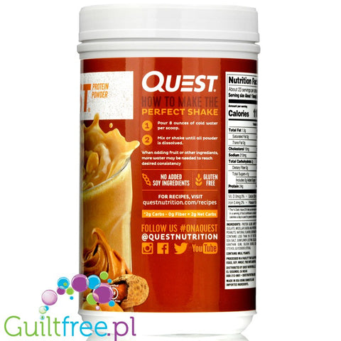 Quest Protein Powder, Peanut Butter Flavor 
