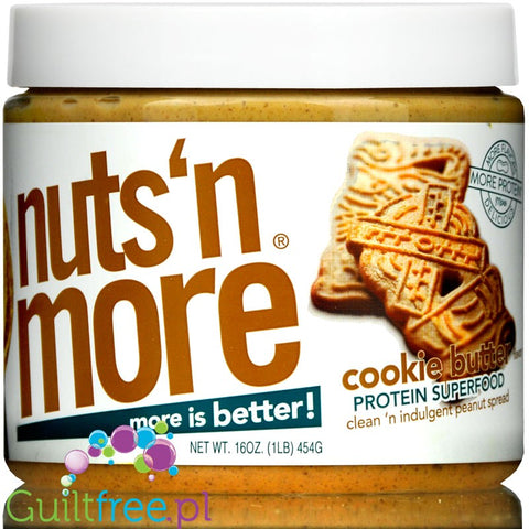 Nuts' n More Cookie Butter Peanut Butter with Whey Protein