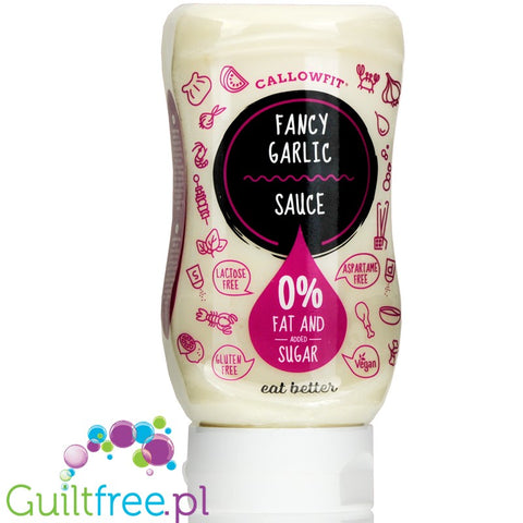 Callowfit Fancy Garlic 300ml - fat free, low carb, no aded sugar sauce