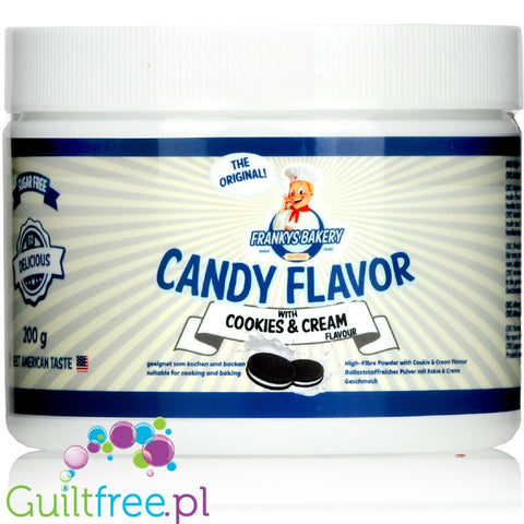 Franky's Bakery Candy Flavor Cookies & Cream - powdered food flavoring with stevia