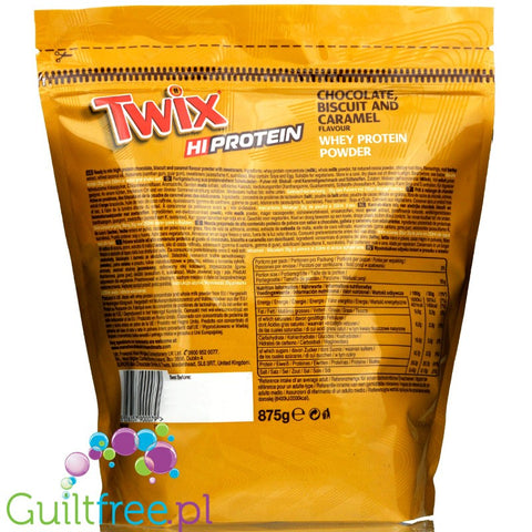 Twix Hi-Protein Whey Protein Powder Chocolate, Biscuit & Caramel (875g)