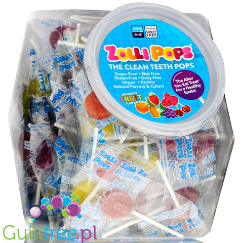 Zolli Pops ZolliPops, Fruit Variety Pack 8pcs