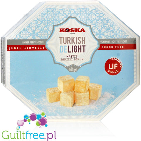 Koska sugar free rosy Turkish Delight with mastic