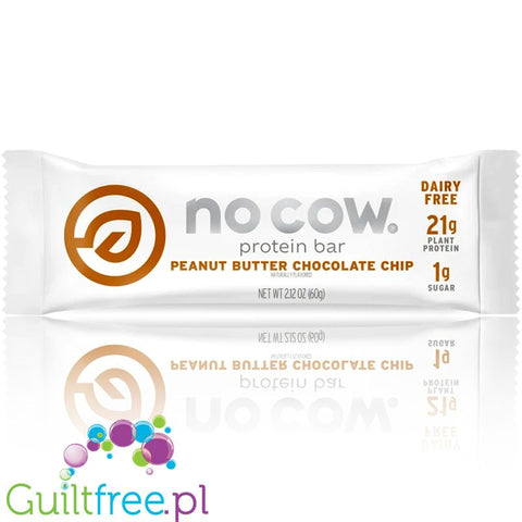 No Cow Bar Peanut Butter Chocolate Chip