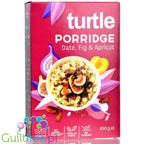 Turtle Porridge Date, Fig & Apricot - no added sugar organic porridge