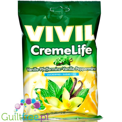 Vivil Cremelife Vanilla & Peppermint sugar free candies
