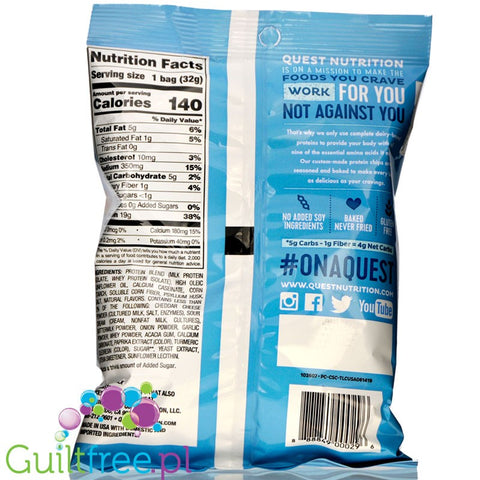 Baked Protein Chips from Cheddar & Sour Cream