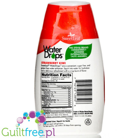 SweetLeaf Water Drops Water Enhancer, Strawberry Kiwi