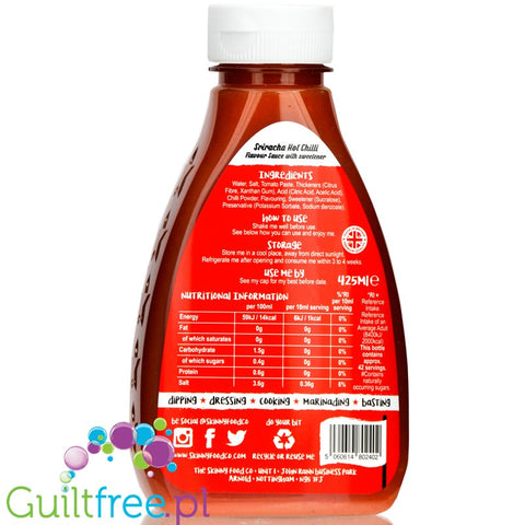 Skinny Food ZeroSrirachi Hot Sauce fat & calorie free