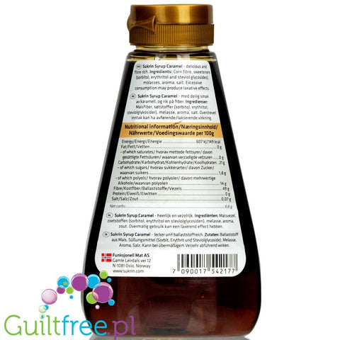 Sukrin Fibersirup Caramel