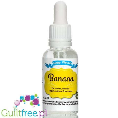 Funky Flavors Banana for shakes, desserts, yoghurt, ice cream & pancakes