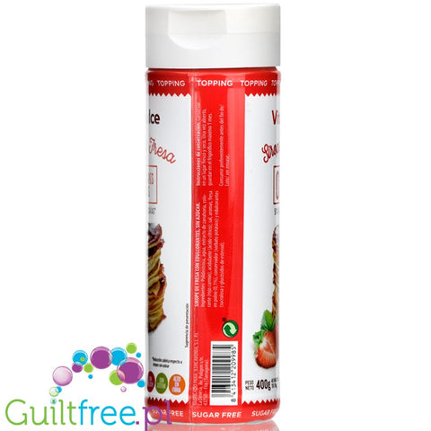 Vitadulce Sugar-Free Strawberry Topping with no carbs, 150kcal