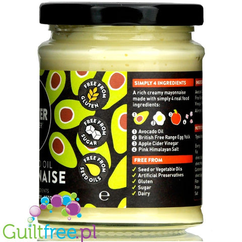 Hunter & Gather Vegan Mayo 100% Avocado Oil Egg Free Mayonnaise