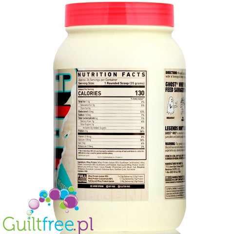 Ghost 100% Whey 907g Milk Chocolate