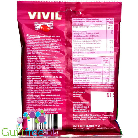 Vivil Forrest Fruit  sugar free candies with vit C