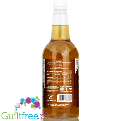 Skinny Food Co Barista Zero Calorie Coffee Syrup 1L Hazelnut Praline