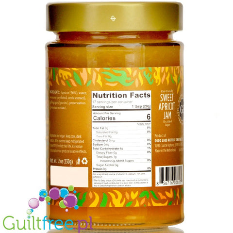 Good Good Keto Friendly Sweet Jam, Apricot